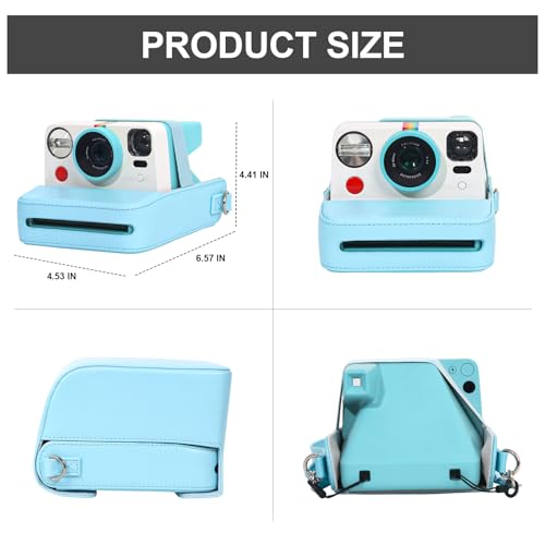 Funda protectora para cámara Polaroid Now serie, azul miniatura 2