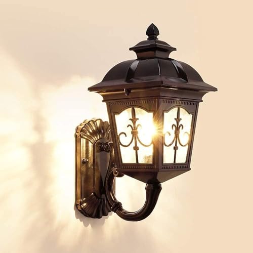 Lampe murale d'extérieur rétro pour illuminer une terrasse moderne