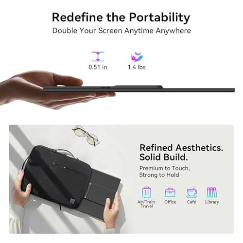 Blackview 16.1 Portable Monitor for Laptop, 1200P FHD Laptop Screen Extender - image 2