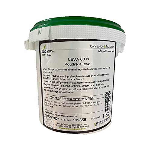 Francia culinario Polvo de elevación/levadura química - tarro 1kg