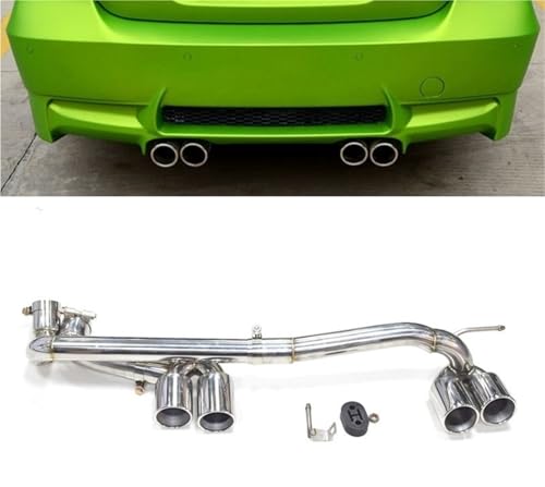 Embout d'échappement en acier inoxydable look M3 M4 pour BMW E90 E92 - 2