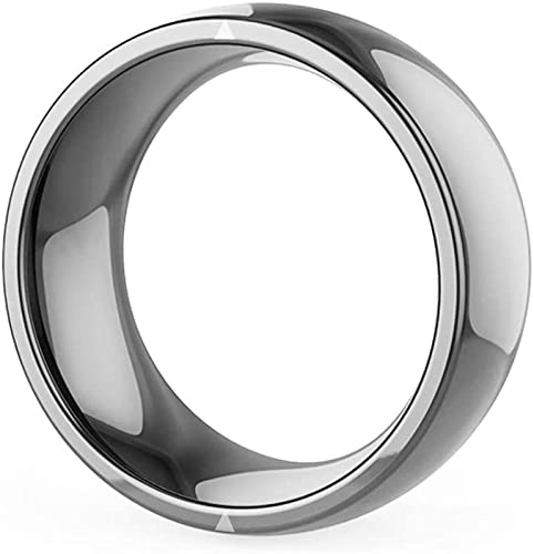 ZRY Smart Ring Android NFC R4 Smart Ring Vattentät Dammtät Droppbeständig Smart Bärbar Ring vs R3 för Män Kvinnor (62,8 mm), Keramik
