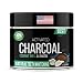 Natural Teeth Whitening Activated Coconut Shell Charcoal Powder With Xylito By Dermomama | Strengthen Your Teeth & Gums | Organic Ingredients For Oral & Dental Hygiene | USA Made | Fresh Mint Flavor