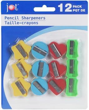 Jot Sacapuntas Fun Shapes, paquetes de 12 unidades