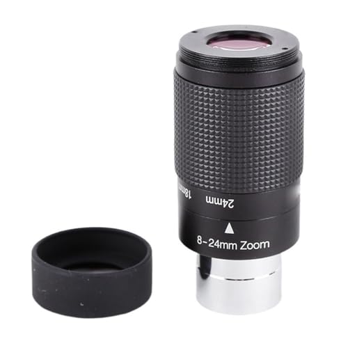 Ocular de telescopio de 1,25" para observación astronómica con zoom regulable 8-24 mm