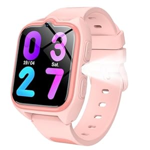 IOWODO Smartwatch Kinder mit GPS, Uhr mit 4G-Anruffunktion & SOS-Notruf, 800mAh 5-Tage Akku, Wasserdicht IP67, Schulmodus & Lernspiele, Für Kinder 5-12 Jahre