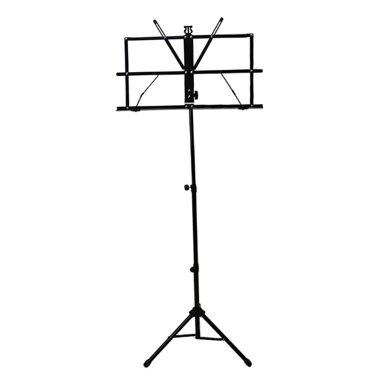 CATIEBYE Folding Sheet Music Stand Portable Desktop Book Holder Music Rest Clip Thickened Plastic Construction for Stability