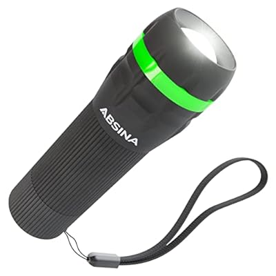 ABSINA mini linterna LED con batería - Linterna niños con 60 lúmenes & 110m de alcance - Linterna infantil para niños y niñas, foco ajustable, incluye batería - Linternas pequeñas | Ya disponible en tu tienda friki favorita! En mundofriki.es! ABSINA mini linterna LED con batería - Linterna niños con 60 lúmenes & 110m de alcance - Linterna infantil para niños y niñas, foco ajustable, incluye batería - Linternas pequeñas | Ya disponible en tu tienda friki favorita! En mundofriki.es!