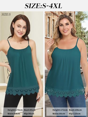 Image of Camisoles for Women with Built in Bra Adjustable Strap Tank Tops Cami Sleeveless Summer Tops for Workout Sleeping Traveling
