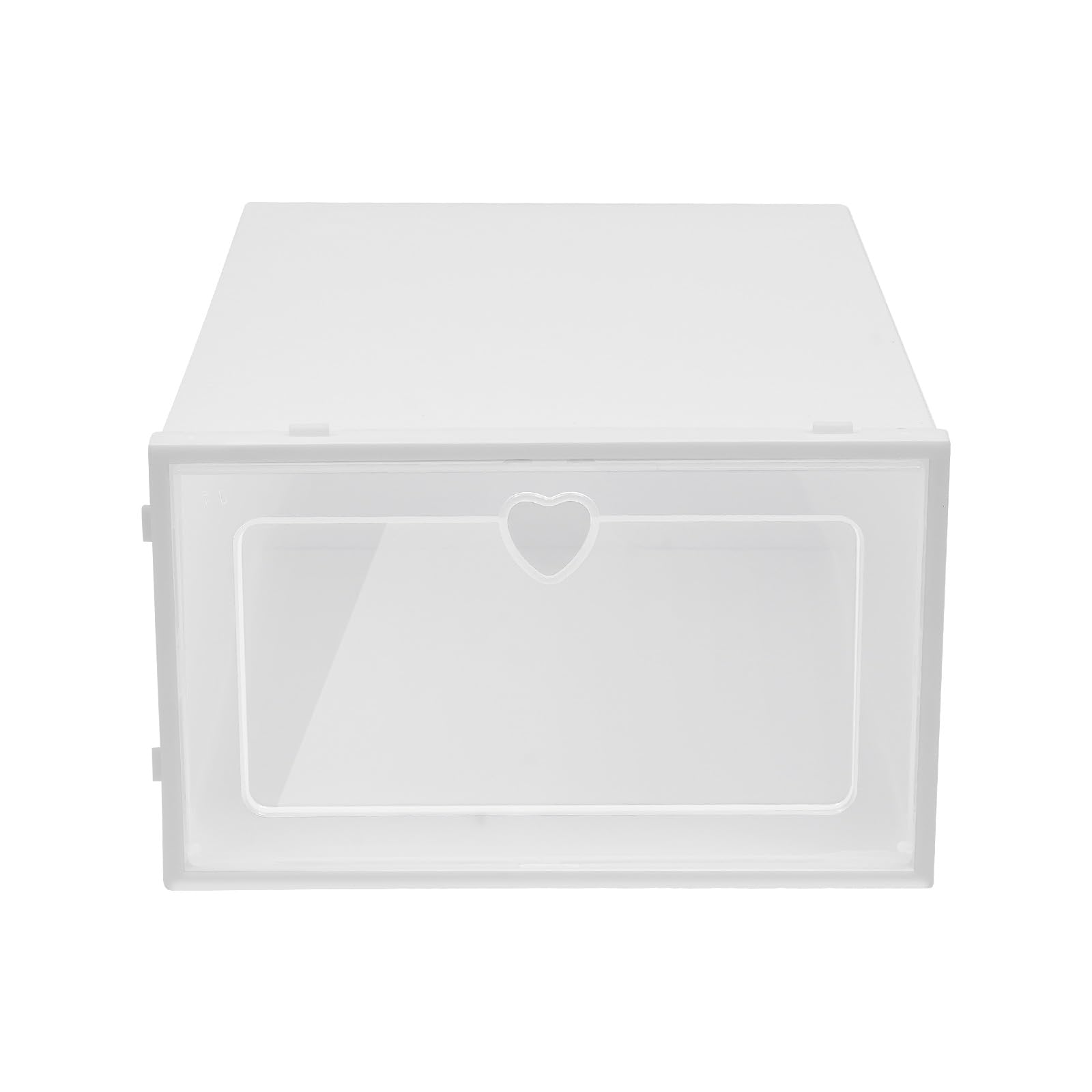 20er Set Schuhboxen Stapelbar Transparent, 33 x 23 x 14CM PP-Kunststoff Faltbar Schuhschrank Schuhregal Schuh Organizer mit Magnetischer Tür für Schlafzimmer Flur Wohnzimmer Schrank