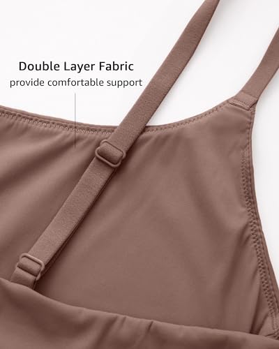 Image of INLYRIC Women's Inbarely Bralettes Cami Bras No Underwire Wireless Seamless Unlined Comfort Sports Bra