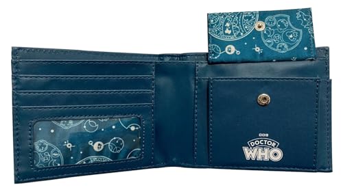 Scificollector Doctor Who Tardis Adults Deluxe Wallet, Blue, 13 X 9 X .7cm, Modern2