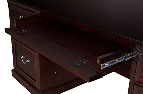 Martin Furniture Fulton 72" Space Saver Double Pedestal Desk - Fully Assembled #TOP1