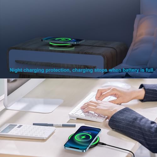 image for FiveBox 15W Wireless Charger Fast Charging Pad for Samsung Galaxy S24 