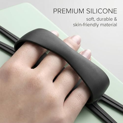 BDEPSTR Bequemer Handschlaufenhalter kompatibel mit Kindle, sicheres leichtes Griffzubehör zum Lesen im Bett, kompatibel mit 4.7-8“ Kindle Paperwhite/Oasis/Kobo/E-Books/Tablets