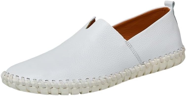 Shoes Men's Soft Sole Surface Slip-on Loafers Versatile Comfortable Casual Oxford Shoes for Party Driving Business Men Low-top Flat Shoes
