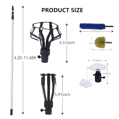 Myoyay Light Bulb Changer For High Ceilings Duster Kits With Extension Pole Removel Bulb Changer Kit Cleaning Tools For Household thumb #1