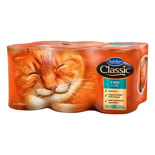 Butcher's Classic Chunks Fish Selection in Jelly 6x400g