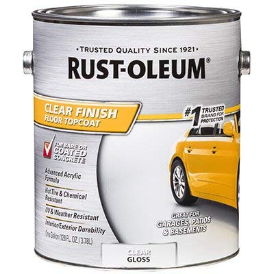 Rust-Oleum 320202 GAL CLR or Clear or Cleaner Gloss or Glass Coating - Quantity 1