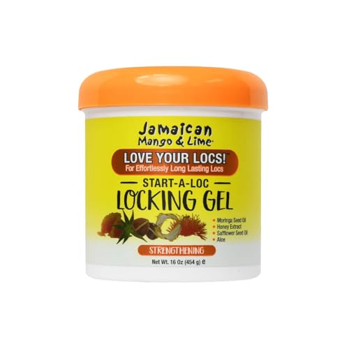 Jamaican Mango & Lime Start-A-Loc Locking Gel – No-Flake Firm Hold for Locs, Twists, Braids &...