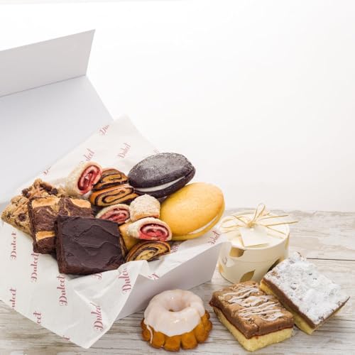 Bakery Food Gift Baskets, Thank You, Get Well Soon, Birthday Gift Basket for Women, Men, Friends,...