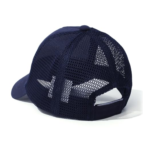 Boné de beisebol infantil com proteção solar para bebês meninos boné de beisebol de malha ajustável