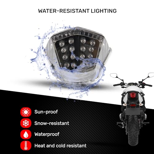 Feu Stop Led Clignotants Intégrés compatible avec XJ6 Diversion 09-14