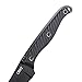 CRKT Clever Girl Fixed Blade Knife with Sheath: Powder Coated SK5 Steel, Upswept Blade, Textured Nylon Handle, Molle Compatible Sheath 2709,Black