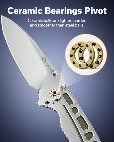 SENCUT-Borzam-Folding-Knife-for-Men-Pocket-Knife-with-346-9Cr18MoV-Blade-G10-Handle-EDC-Knifves-for-Outdoor-Indoor-Camping-S23077-1-OD-Green