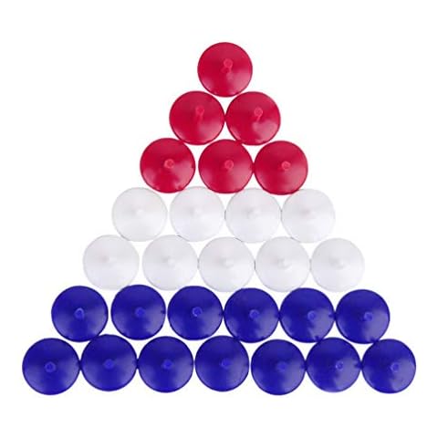 BESPORTBLE 50pcs Round Golf Ball Markers Cover