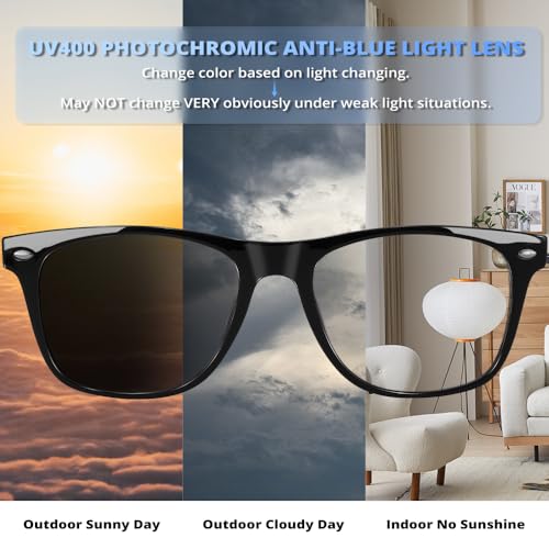 Image of AI Smart Glasses with DeepSeek R1,Smart Translation,Color-Change Lenses, UV /Blue Protection, Audio Intelligent,Open Ear Music, Voice Assistant.