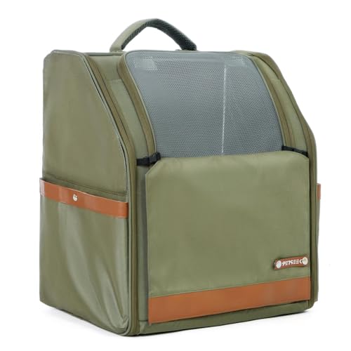 Large Cat Carrier Backpack, Green