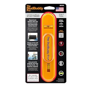 The Original StudBuddy Pro® Magnetic Stud Finder with Level - Made in the USA - Easy to Use Stud Finder for Drywall and Wood — photo 6 of 6