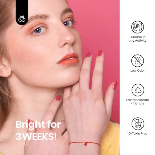Beetles Pink Gel Polish - Strawberry Cocktail 15ML/0.51Fl Oz, Light Pink Gel Nail Polish, Soak Off UV LED Lamp Nail Art, Long-Lasting Manicure Salon DIY Home Spring Nails - Gifts for Her - 7