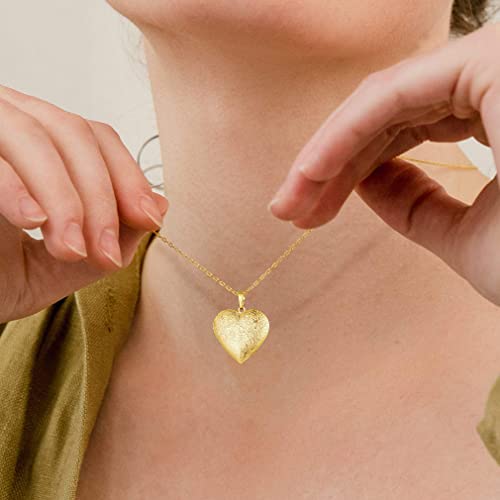 Custom4U Photo Locket Neckalce Customizable Heart Necklaces With Picture Custom Gold Heart Chain Memory Jewelry For Women #TOP2