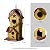 Glitzhome Birdhouses for Outdoors,Hummingbird Houses for Outside, 11.5"H Yellow Hand Painted Distressed Solid Wood Bird Nesting Box Decorative Birdhouse with Rattan Hanging Bird House for Patio Garden