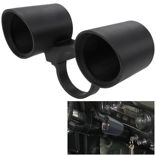 Rally Pac Gauge Pod Mount for 1965-66 Ford Mustang Fits 2 1/16 inch Autometer Gauges ABS 3D Printed