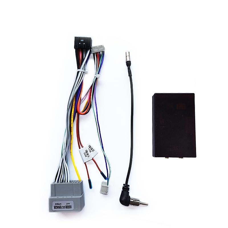 Car for Audio DVD Android 16PIN Power Cable Adapter with Canbus Box for Chrysler 300C 2004 2008 Power Wiring Harness