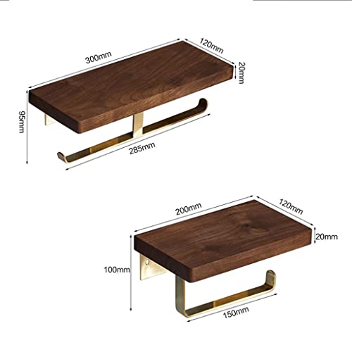 Soporte doble de rollo de inodoro de pared para evitar caídas de móviles 3