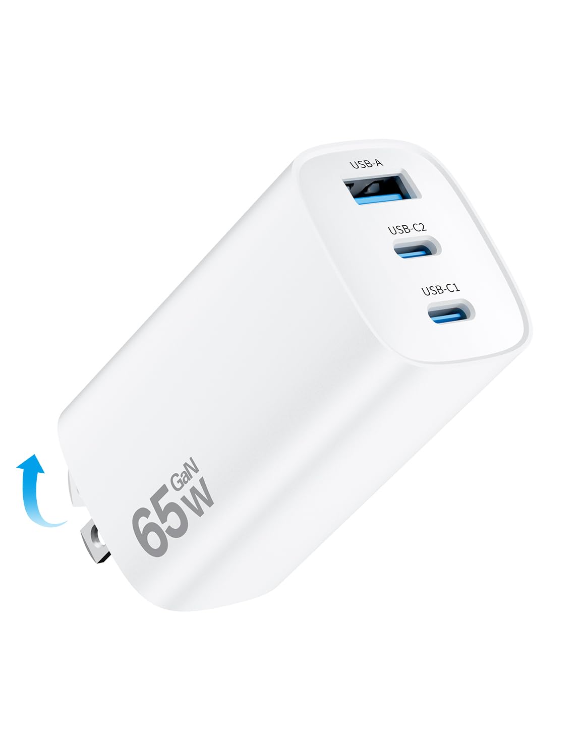 充電器 type-c 65W【2026業界初・超軽量・超低温】三台同時充電 usb コンセント タイプc 充電器 折り畳み式 iphone 3ポート 急速充電器 PSE認証済 出張・旅行に最適 GaNII PD3.0 QC3.0/PPS/SCP規格 MacBook/iPhone 17/iPad/Galaxy/Android/PCなど機種に対応