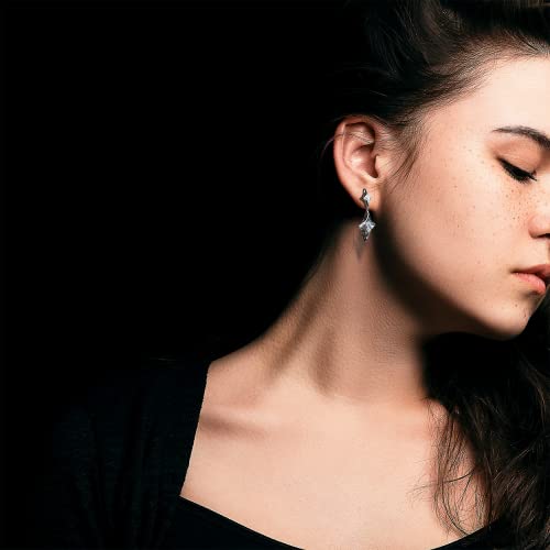 JeanBeau Gold Star Drop Dangle Earrings for Women - Trendy Sparkly Cubic Zirconia Unique Hypoallergenic Fashion Jewelry Gift2