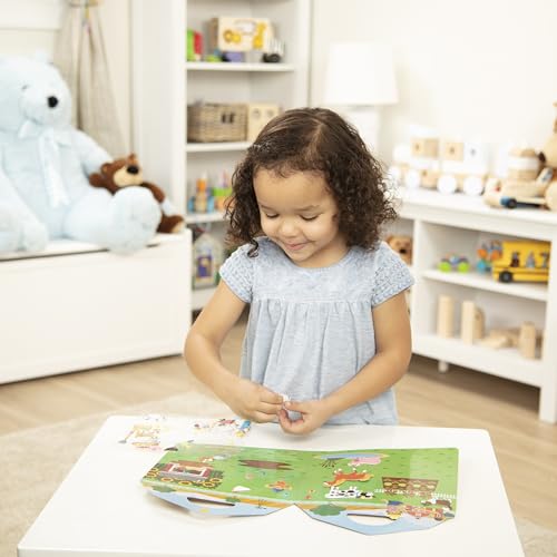 Melissa & Doug Puffy Sticker Activity Books Set - Farm, Safari, and Chipmunk Reusable Stickers, Restickable Puffy Sticker Books for Kids Ages 4+ - FSC Certified - image 9