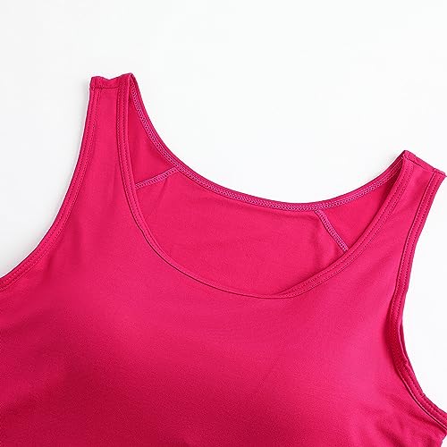Image of Womens Modal Built-in Bra Padded Camisole Yoga Tanks Tops