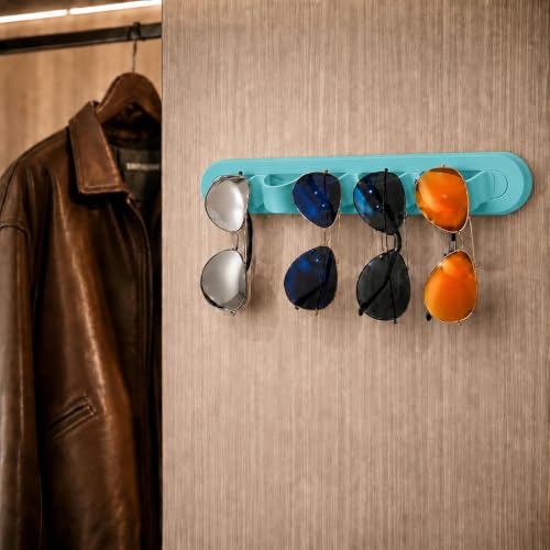 Image of Sunglasses Organizer, Wall Glasses Holder, Acrylic Sunglasses Display, Eyeglass Organizer for Multiple Glasses for Office & Home Decor, Unique Gifts for Husband, Women & Girls