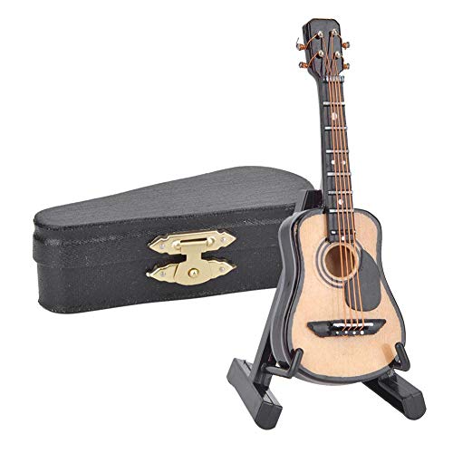 Oumefar Miniature Guitare modèle Bois Guitare modèle Maison de poupée Instrument de Musique Mini Ornements musicaux pour… - Les Beatles, Paul McCartney, John Lennon, RIngo Starr, George Harrison Oumefar Miniature Guitare modèle Bois Guitare modèle Maison de poupée Instrument de Musique Mini Ornements musicaux pour…