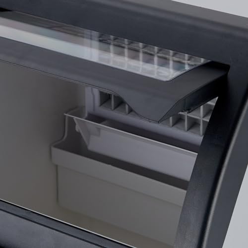 Fabricadora de hielo acero inoxidable 100 lbs diarias miniatura 7