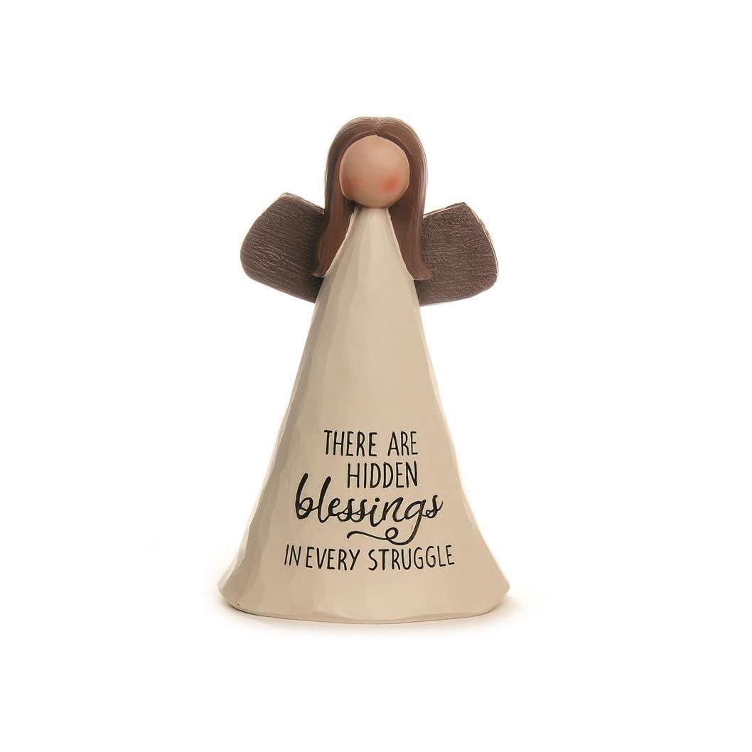 Feather & Grace Angel Figurine Hidden Blessing Encouragement Guardian Angel Gift