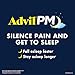 Advil PM Pain Reliever/Nighttime Sleep Aid, Ibuprofen and Diphenhydramine (1 Pack ,200 Coated Caplets)