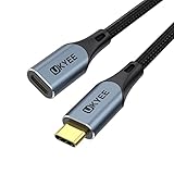 UKYEE USB C Extension Cable 3.3Ft (100W/10Gbps), Nylon Braided USB 3.1 Type C Male to Female Extension Fast Charging Compatible with USB C Hub, Laptop, Tablet and Mobile Phone, Nintendo Switch