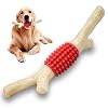 Hunde Kauspielzeug für Aggressive Kauer, Robuster Großer Beißstab aus Nylon und Gummi mit Echtem Bacon-Geschmack für Große Mittelgroße Rassen